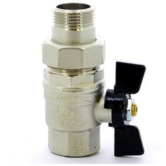 Кран с накидной гайкой (американка) Ду 32 ( 11/4" ) Bugatti Oregon