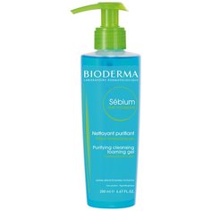 Bioderma гель-мусс Sebium для умывания жирной и проблемной кожи, 200 мл