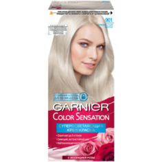 GARNIER Color Sensation Платиновые блонды стойкая крем-краска, 910, Пепельно-платиновый Блонд, 110 мл