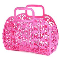 Корзина для игрушек детская розовая технок