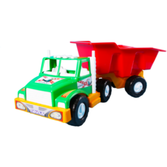 Детский автомобиль MAXIMUS грузовик ураган зелёный / машина каталка для мальчиков / машинка каталка детская / игрушка каталка с ручкой