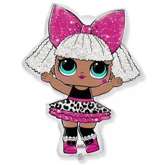 Шар Фигура Куклы ЛОЛ, DIVA (в упаковке) Flexmetal