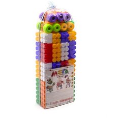 Конструктор детский большие блоки разноцветный 77 элемента MAXIMUS Мега мастер / конструктор для мальчиков / развивающие игрушки / конструкторы для девочек / конструкторы для мальчиков / конструктор для девочек / детский конструктор