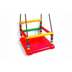 Качели детские уличные подвесные красные технок / качели подвесные / качели садовые / садовые качели / качели детские подвесные / детские качели для улицы / детские качели для дома /