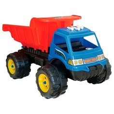 Каталка детская машинка грузовичок с лопаткой и граблями для игр в песочнице KINDER WAY