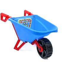 Игрушка для песочницы тачка каталка 58 см MAXIMUS тележка Profi / тачка детская садовая / тележка детская для песочницы