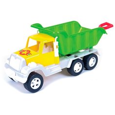 Каталка детская машинка грузовик самосвал KINDER WAY с лопаткой для игры в песочнице в наборе