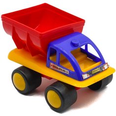 Игрушка самосвал детский большой синий 21 см MAXIMUS Люксус / грузовик игрушка большой / самосвал игрушка большой / детская машина каталка для мальчиков / игрушка каталка / машинка детская каталка / машинка игрушка / машинка детская игрушка