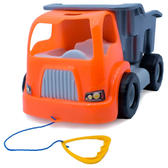 Игрушка самосвал детский большой оранжевый 40 см MAXIMUS грузовик игрушка большой / самосвал игрушка большой / детская машина каталка для мальчиков / игрушка каталка / машинка детская каталка / машинка игрушка / машинка детская игрушка