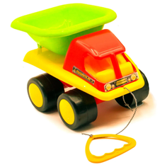 Игрушка самосвал детский большой синий 21 см MAXIMUS Пузатик / грузовик игрушка большой / самосвал игрушка большой / детская машина каталка для мальчиков / игрушка каталка / машинка детская каталка / машинка игрушка / машинка детская игрушка