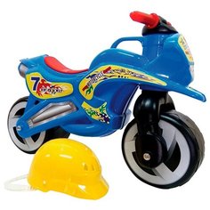 Каталка мотоцикл детский каска детская в наборе KINDER WAY