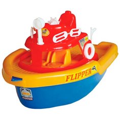 Каталка детская машинка кораблик на колёсиках KINDER WAY