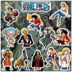 Стикеры "One Piece" / Стикербомбинг /Стикеры на телефон / ноутбук / для детей. Ru Print