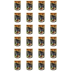 Корм консервированный для кошек Ночной охотник куски в соусе для кошек мясное ассорти, 100 г - 24 шт.