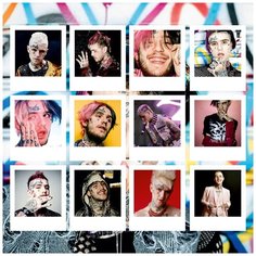 Стикеры "Lil Peep" / Стикербомбинг /Стикеры на телефон / ноутбук / для детей. Ru Print