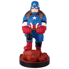 Фигурка-подставка Cable Guy: Marvel: Captain America Exquisite Gaming