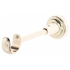 Кронштейн для карнизов OLEXDECO «Открытый I» для трубы диаметром 25 мм, 1 шт. Золото