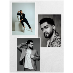 Комплект постеров на белой бумаге "Jony" / Постер размером 45х32 см Ru Print