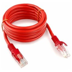 Патч-корд Cablexpert UTP CAT5e RJ-45 кабель 2 метра - красный