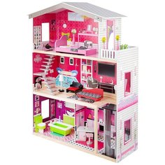 Edufun Домик EF4118, белый/розовый