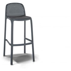 Барный стул Севилья из пластика, арт. LCAZ6049, цвет темно-серый.