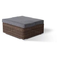 «Лунго» плетенная оттоманка с подушкой, цвет коричневый 4 Si S