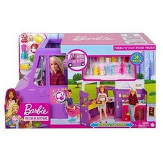 Mattel Игровой набор Barbie - Фургончик с едой GMW07
