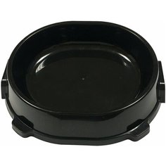 FAVORITE миска пластиковая нескользящая черная 0,22л