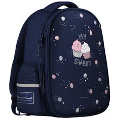 Рюкзак Bruno Visconti® классическая капсула синий с эргономичной спинкой «MY SWEET» Арт. 12-009-067/02