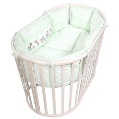 Сонный Гномик Тайна Снов комплект Оленята (4 предмета) салатовый