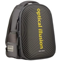 Рюкзак Bruno Visconti® классическая капсула серый с эргономичной спинкой «иллюзия. круги» Арт. 12-009-028/05