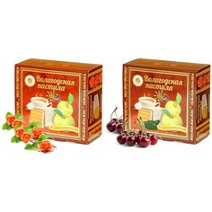 Пастила Вологодская мануфактура морошка, вишня 2шт. по 150гр. КЛАДОВАЯ СЛАДОСТЕЙ