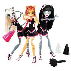 Monster High Mattel Набор 3 кукол - Кошки, Монстр Хай