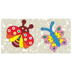 Color Kit Набор для детского творчества Забавные фигурки божья коровка и бабочка (SX-DH521)