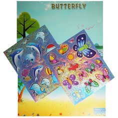 Color Kit Мозаика - стикеры Дельфины и бабочки (SD-TE 7-8)