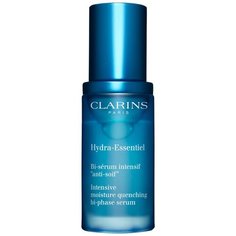 Clarins Hydra-Essentiel Интенсивно увлажняющая двухфазная сыворотка для лица для любого типа кожи, 30 мл
