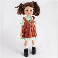 Reborn Kaydora Виниловая кукла Реборн (Reborn Dolls) - Девочка в оранжевом сарафане (36 см)