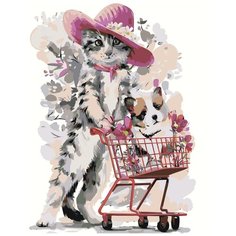 Картина по номерам, 60 x 75, Z- AB63, "Живопись по номерам", набор для раскрашивания, раскраска