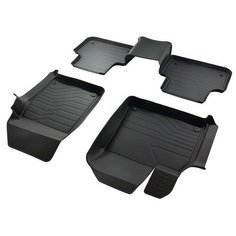 Автоковрик SRTK 3D люкс Audi Q7 II (2015-), высокий борт, резина