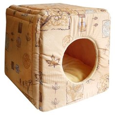 Домик для кошек ZOOexpress Куб-трансформер 50х50х48 см