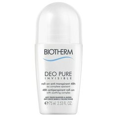 Biotherm дезодорант-антиперспирант, ролик, Pure Invisible, 75 мл