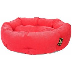 Ватрушка для животных Pride "Палитра", цвет: красный, 45 х 45 х 12 см. 10011531