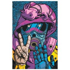 Картина по номерам, 72 x 108, FU69, "Живопись по номерам", набор для раскрашивания, раскраска