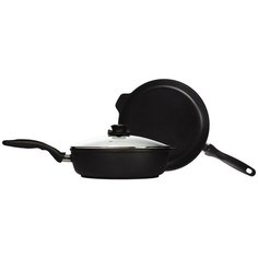 Набор посуды с алмазным покрытием из сотейника с крышкой и сковороды XD Classic+ Induction, Swiss Diamond XDSET628I
