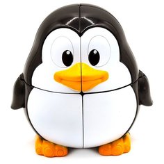 Головоломка YU XIN 2x2 Penguin Cube белый/черный