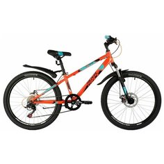 Подростковый велосипед NOVATRACK Extreme Disc 24" (2021)(12 / оранжевый/12)