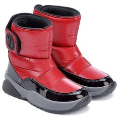 Дутики Jog Dog размер 34, красный флэш