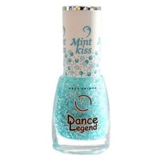 Dance Legend верхнее покрытие Top Mint kiss, прозрачный с блестками