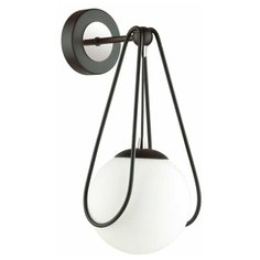 Настенный светильник Odeon Light Carol 4269/1W, E14, 40 Вт, кол-во ламп: 1 шт., цвет арматуры: хромовый, цвет плафона: белый
