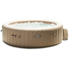 СПА бассейн Intex PureSpa Bubble Therapy 28428 бежевый